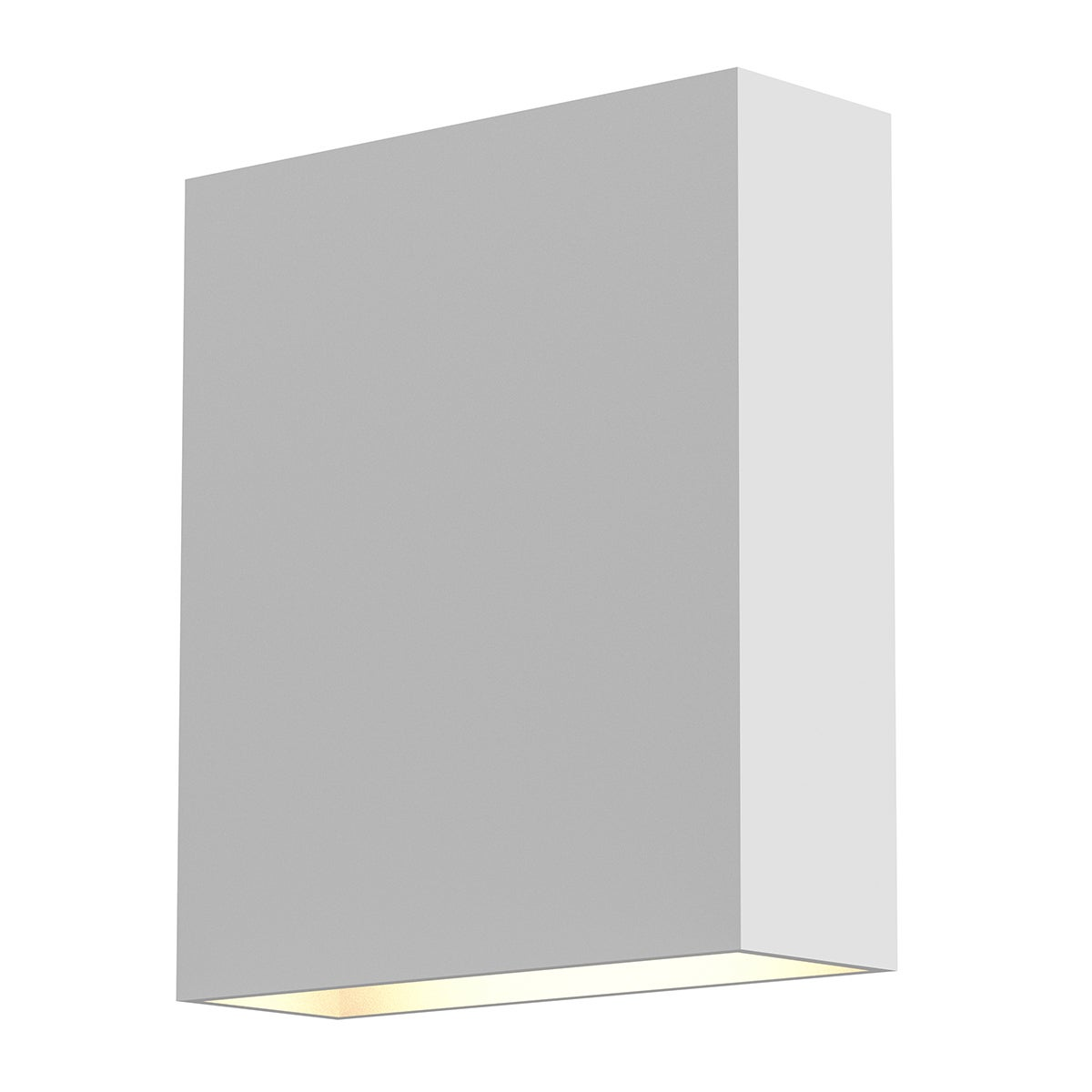 Sonneman Flat Box TEXTURE WHITE 6W x 7H Wall Sconce