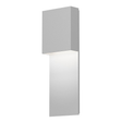 Sonneman Flat Box TEXTURE WHITE 6W x 17H Wall Sconce