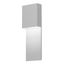 Sonneman Flat Box TEXTURE WHITE 6W x 17H Wall Sconce