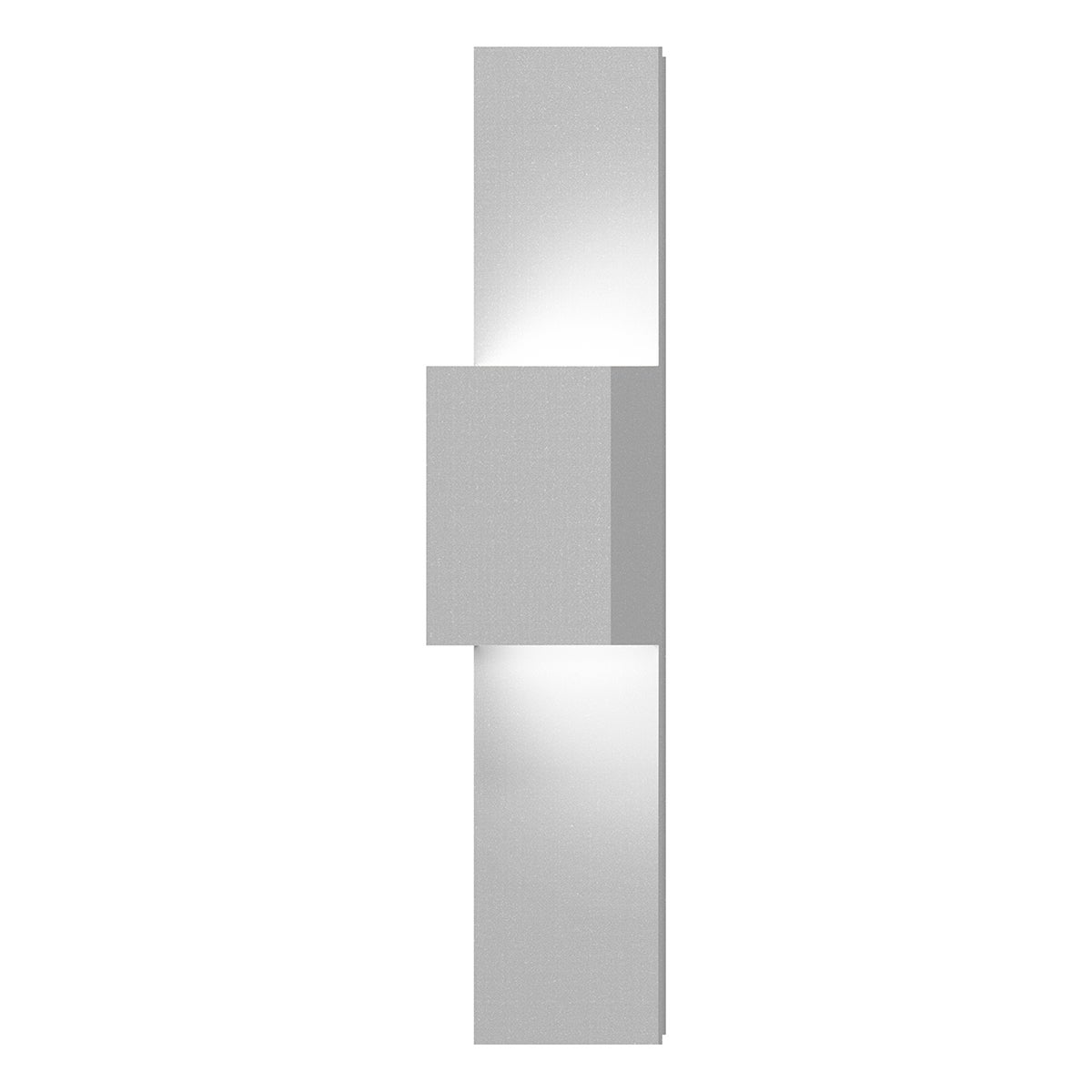 Sonneman Flat Box TEXTURE WHITE 6W x 25H Wall Sconce
