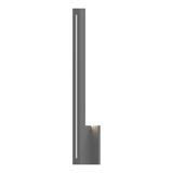 Sonneman Stripe Textured Gray 1.5W x 24H Wall Sconce