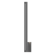 Sonneman Stripe Textured Gray 1.5W x 30H Wall Sconce