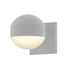 Sonneman REALS TEXTURE WHITE 5W x 5H Wall Sconce