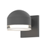 Sonneman REALS Textured Gray 5W x 4H Wall Sconce