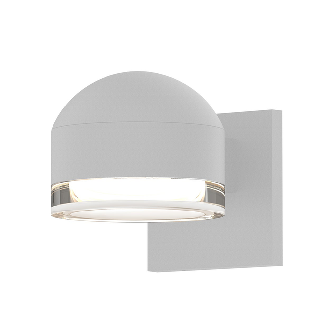 Sonneman REALS TEXTURE WHITE 5W x 4H Wall Sconce