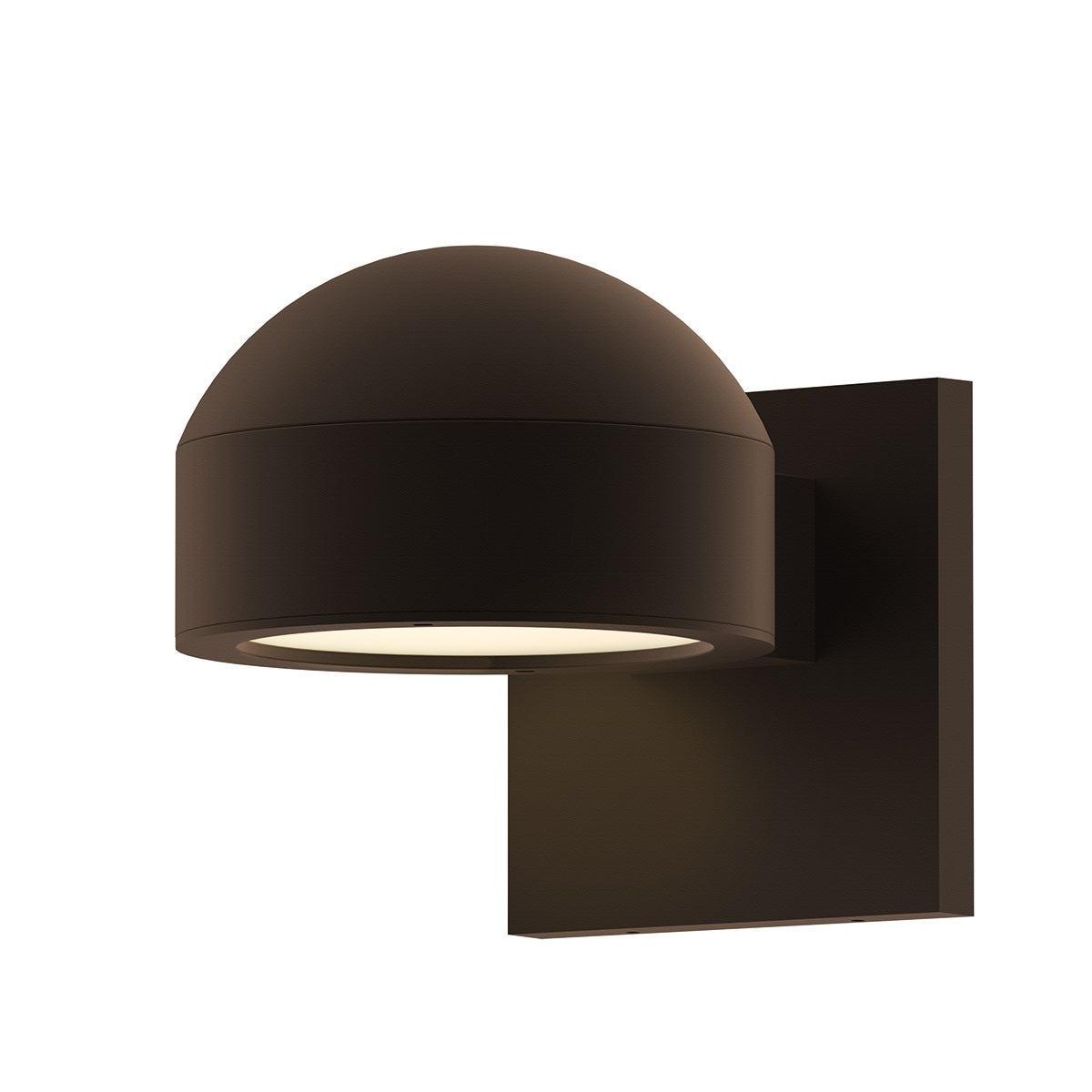 Sonneman REALS TEXTURED BRONZE 5W x 3.25H Wall Sconce