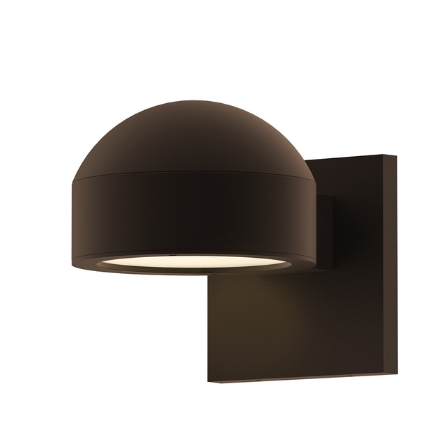 Sonneman REALS TEXTURED BRONZE 5W x 3.25H Wall Sconce