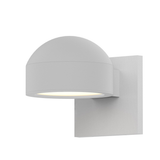 Sonneman REALS TEXTURE WHITE 5W x 3.25H Wall Sconce