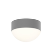 Sonneman REALS Textured Gray 5W x 3.25H Semi-Flush Mount