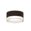 Sonneman REALS TEXTURED BRONZE 5W x 2.5H Semi-Flush Mount