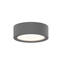 Sonneman REALS Textured Gray 5W x 1.5H Semi-Flush Mount