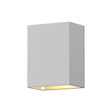 Sonneman Box TEXTURE WHITE 3.5W x 4.5H Wall Sconce