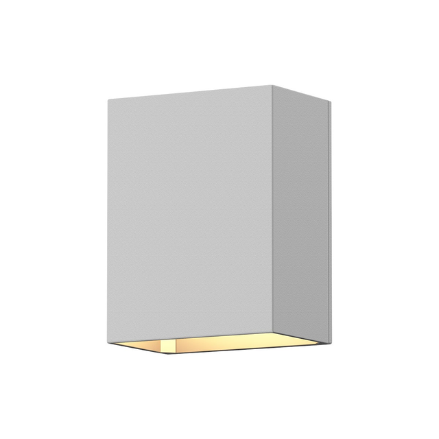 Sonneman Box TEXTURE WHITE 3.5W x 4.5H Wall Sconce