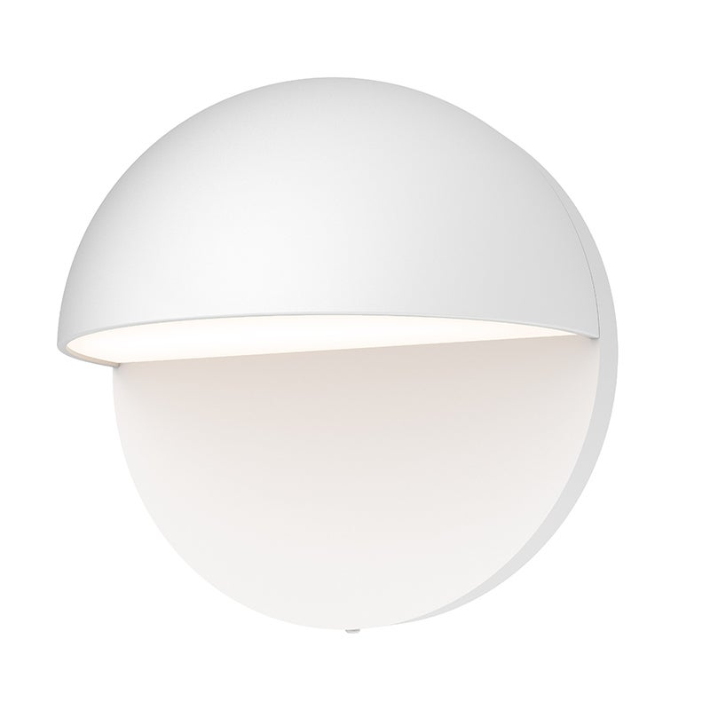 Sonneman Mezza Cupola TEXTURE WHITE 5W x 0H Wall Sconce