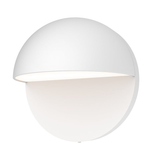 Sonneman Mezza Cupola TEXTURE WHITE 5W x 0H Wall Sconce
