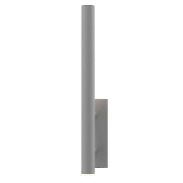 Sonneman Flue Textured Gray 5W x 30H Wall Sconce