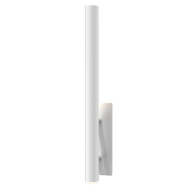 Sonneman Flue TEXTURE WHITE 5W x 30H Wall Sconce