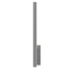 Sonneman Flue Textured Gray 5W x 40H Wall Sconce