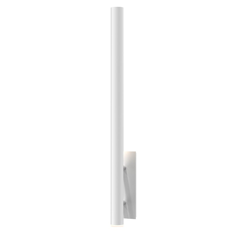 Sonneman Flue TEXTURE WHITE 5W x 40H Wall Sconce