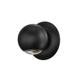 Sonneman Hemisphere TEXTURE BLACK 4W x 0H Wall Sconce