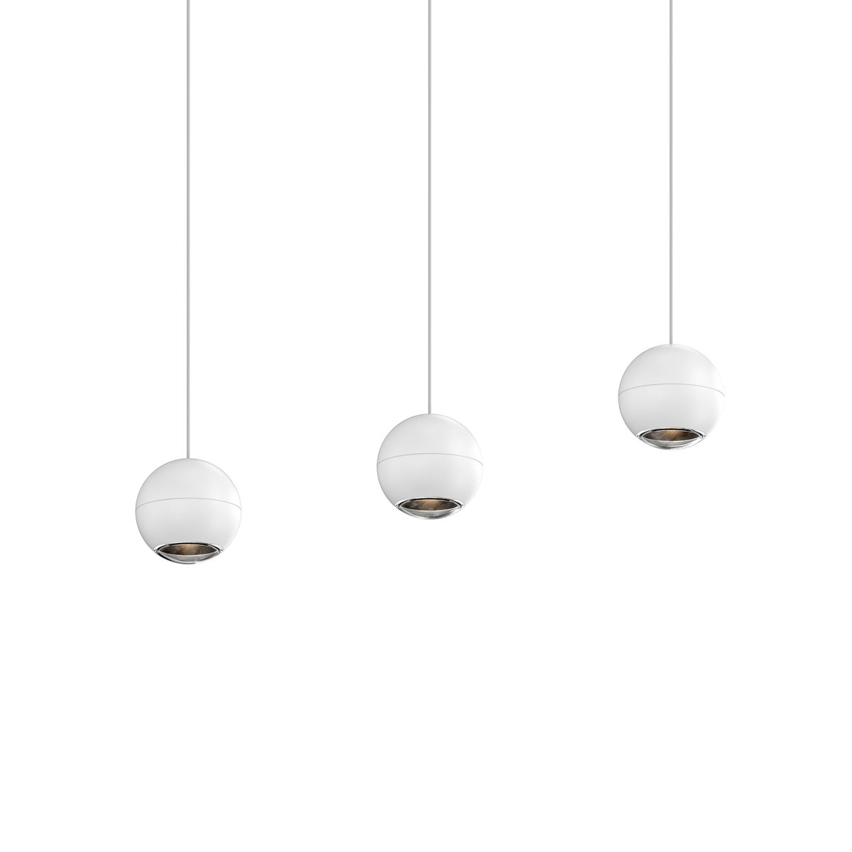 Sonneman Hemisphere TEXTURE WHITE 10.75W x 4L x 4H Pendant