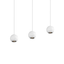Sonneman Hemisphere TEXTURE WHITE 10.75W x 4L x 4H Pendant