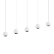 Sonneman Hemisphere TEXTURE WHITE 15W x 4L x 4H Pendant