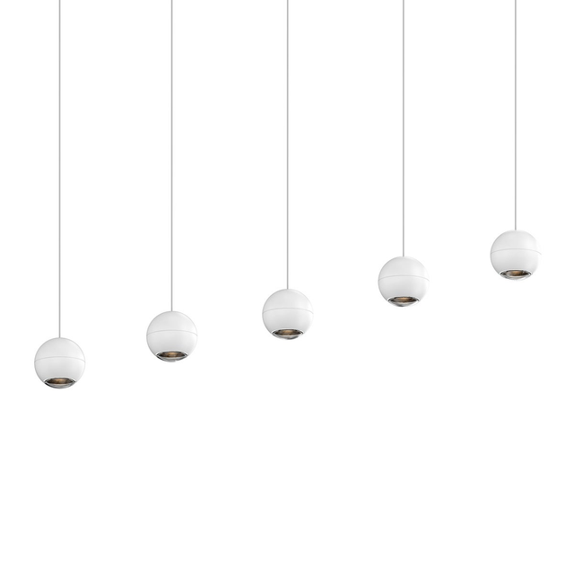 Sonneman Hemisphere TEXTURE WHITE 15W x 4L x 4H Pendant