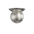 Sonneman Hemisphere Natural Anodized 4W x 4.25H Semi-Flush Mount