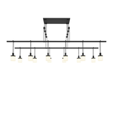 Sonneman Suspenders SATIN BLACK 48W x 13.25L x 16H Pendant