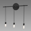 Sonneman Suspenders SATIN BLACK 18.5W x 15.25H Wall Sconce