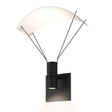 Sonneman Suspenders SATIN BLACK 10.75W x 11.75H Wall Sconce