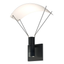 Sonneman Suspenders SATIN BLACK 10.75W x 12.75H Wall Sconce