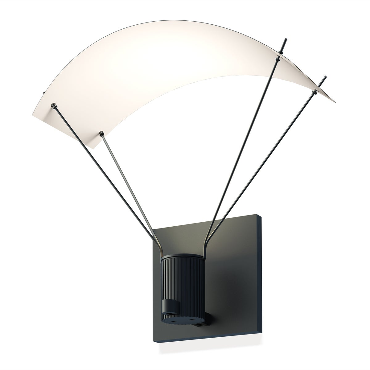 Sonneman Suspenders SATIN BLACK 10.75W x 10H Wall Sconce