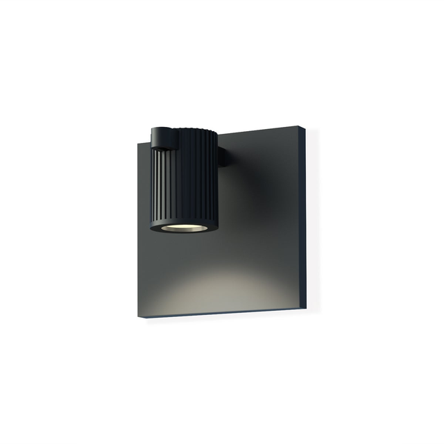 Sonneman Suspenders SATIN BLACK 1.75W x 2.25H Wall Sconce