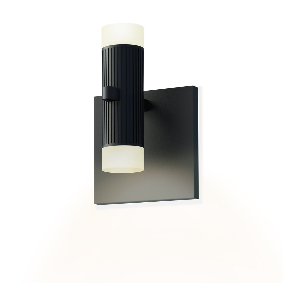 Sonneman Suspenders SATIN BLACK 1.75W x 5.75H Wall Sconce