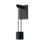 Sonneman Suspenders SATIN BLACK 1.75W x 8H Wall Sconce