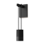 Sonneman Suspenders SATIN BLACK 1.75W x 9H Wall Sconce