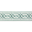 Lee Jofa SHIRE EMB TAPE AQUA Trim