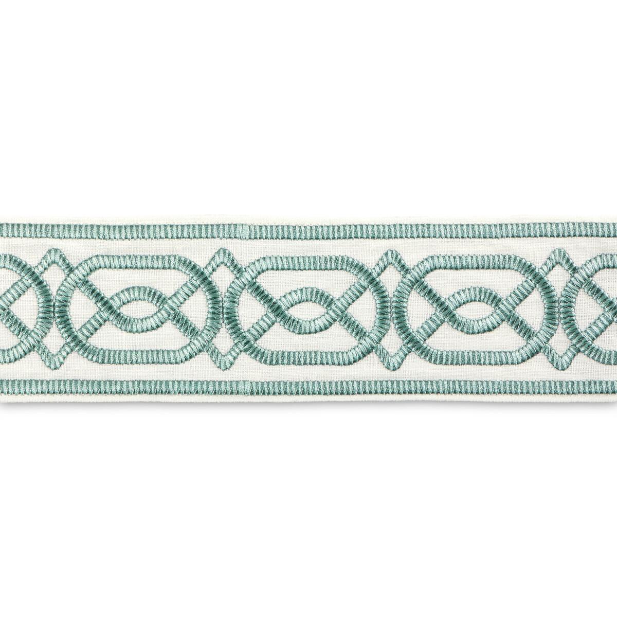 Lee Jofa SHIRE EMB TAPE AQUA Trim