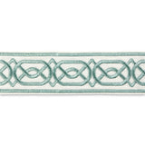 Lee Jofa SHIRE EMB TAPE AQUA Trim