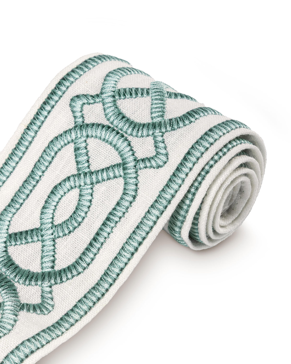 Lee Jofa SHIRE EMB TAPE AQUA Trim