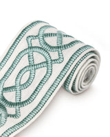 Lee Jofa SHIRE EMB TAPE AQUA Trim