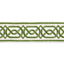 Lee Jofa SHIRE EMB TAPE GREEN Trim