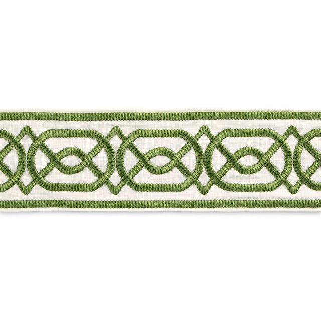 Lee Jofa SHIRE EMB TAPE GREEN Trim