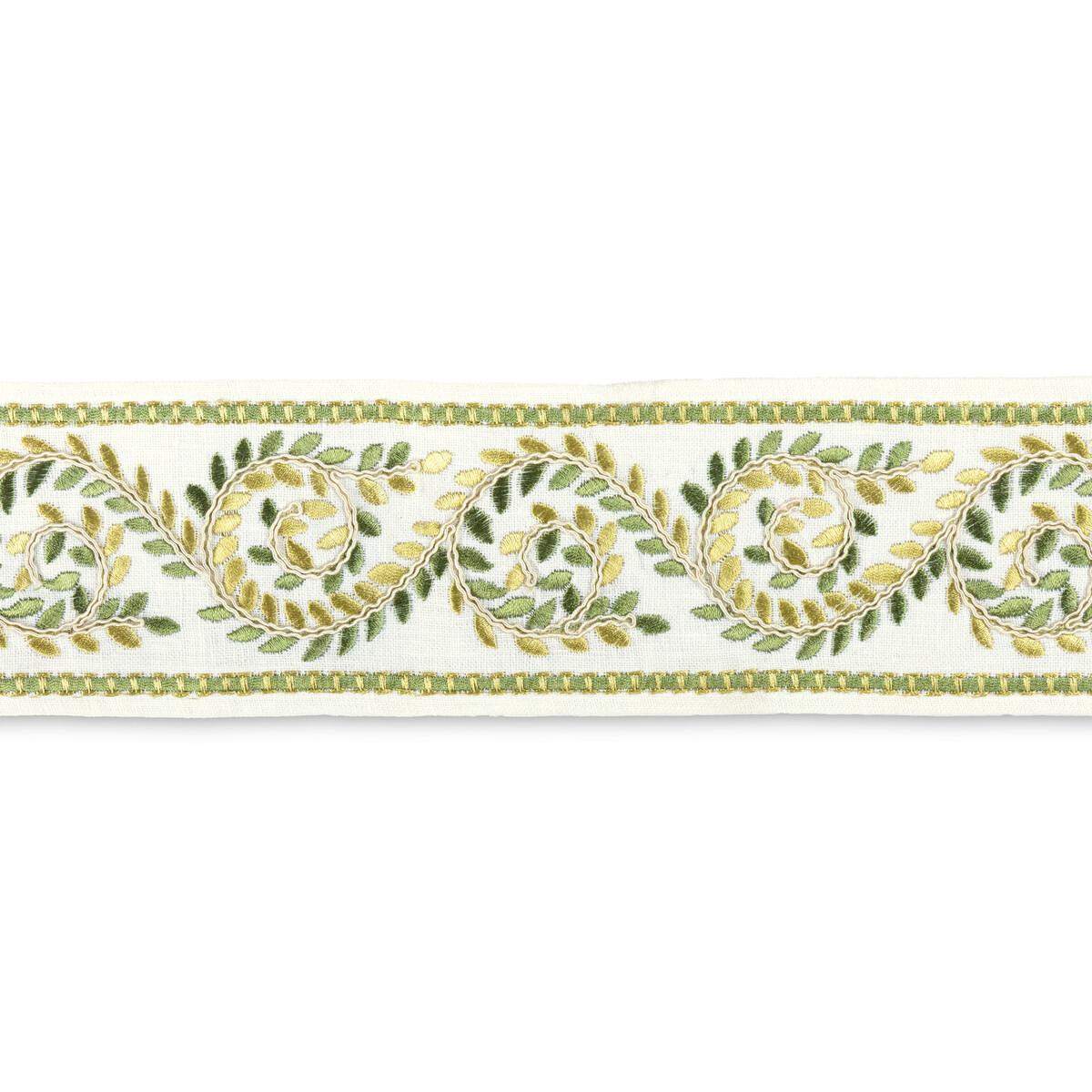 Lee Jofa LANGTON EMB TAPE GREEN Trim