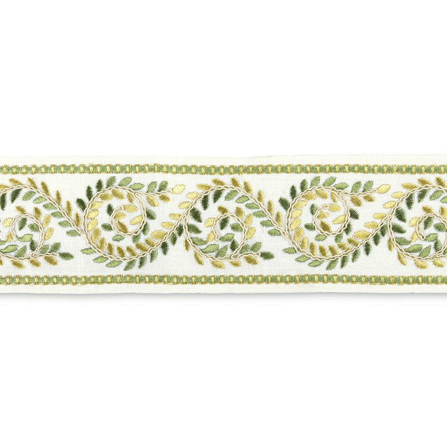 Lee Jofa LANGTON EMB TAPE GREEN Trim