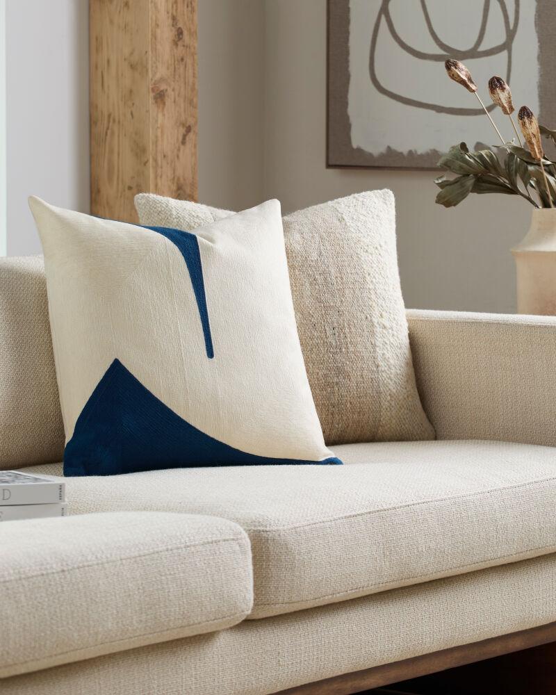 Livabliss Curvea CRV-002 22"L x 22"W Pillow
