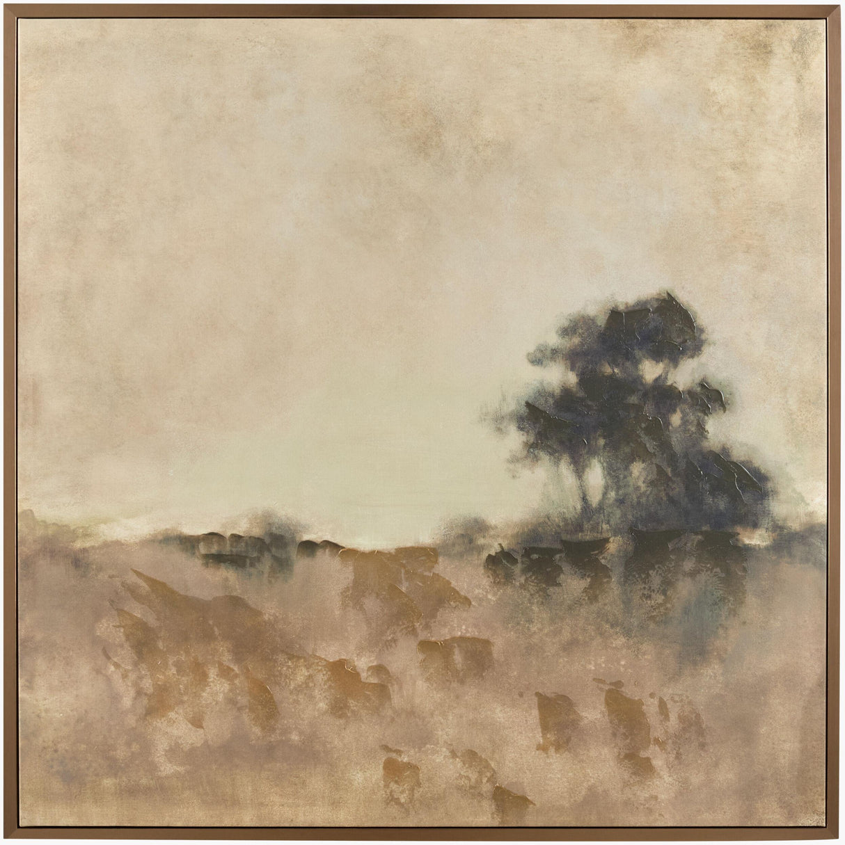 Surya Floresta EFA-002 36"H x 36"W x 1"D Art