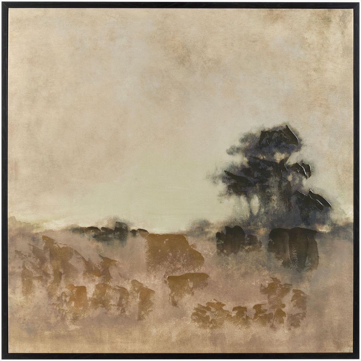 Surya Floresta EFA-003 36"H x 36"W x 1"D Art